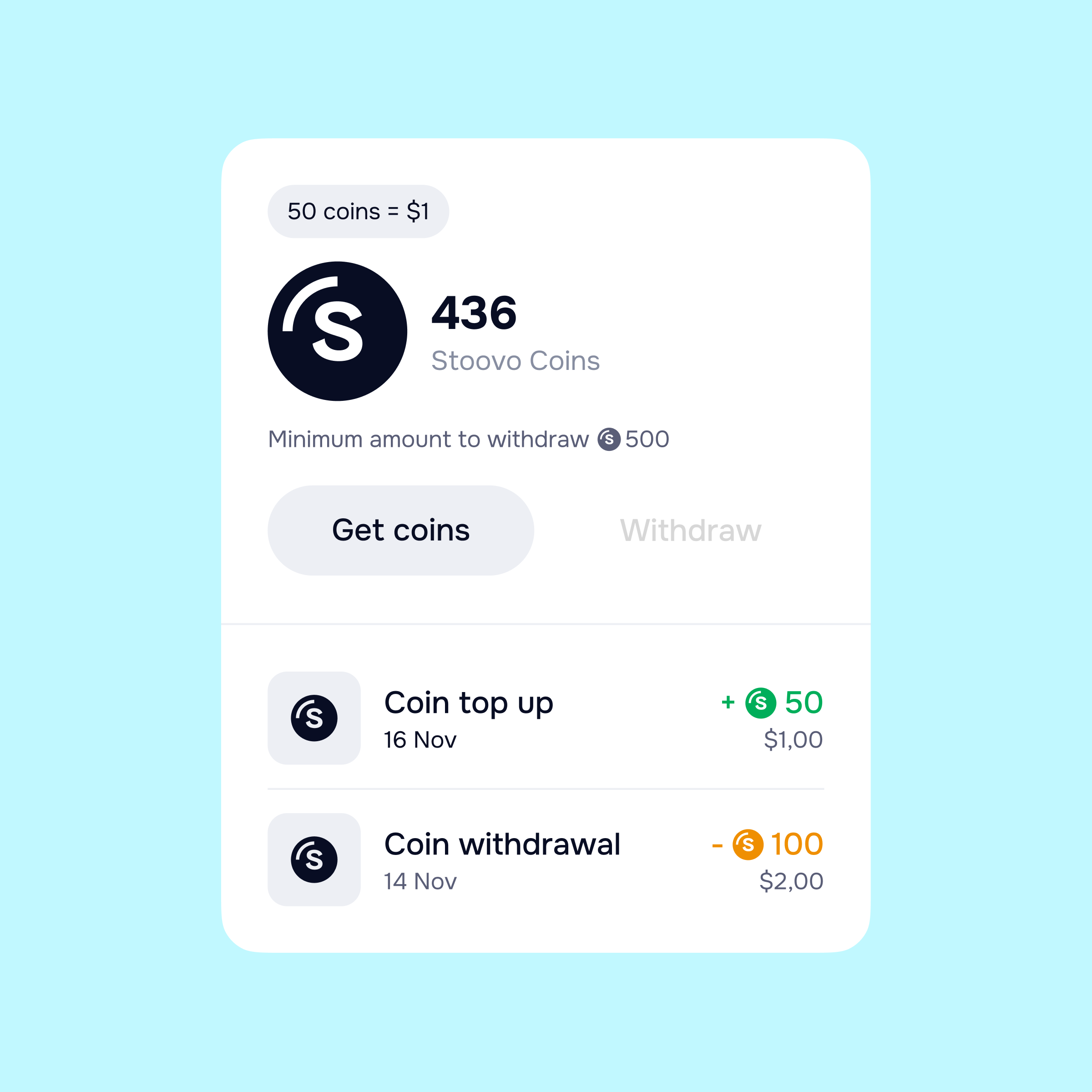 Internal currency